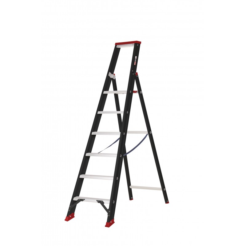 Trapladder bouw 6 treden 2,35 m